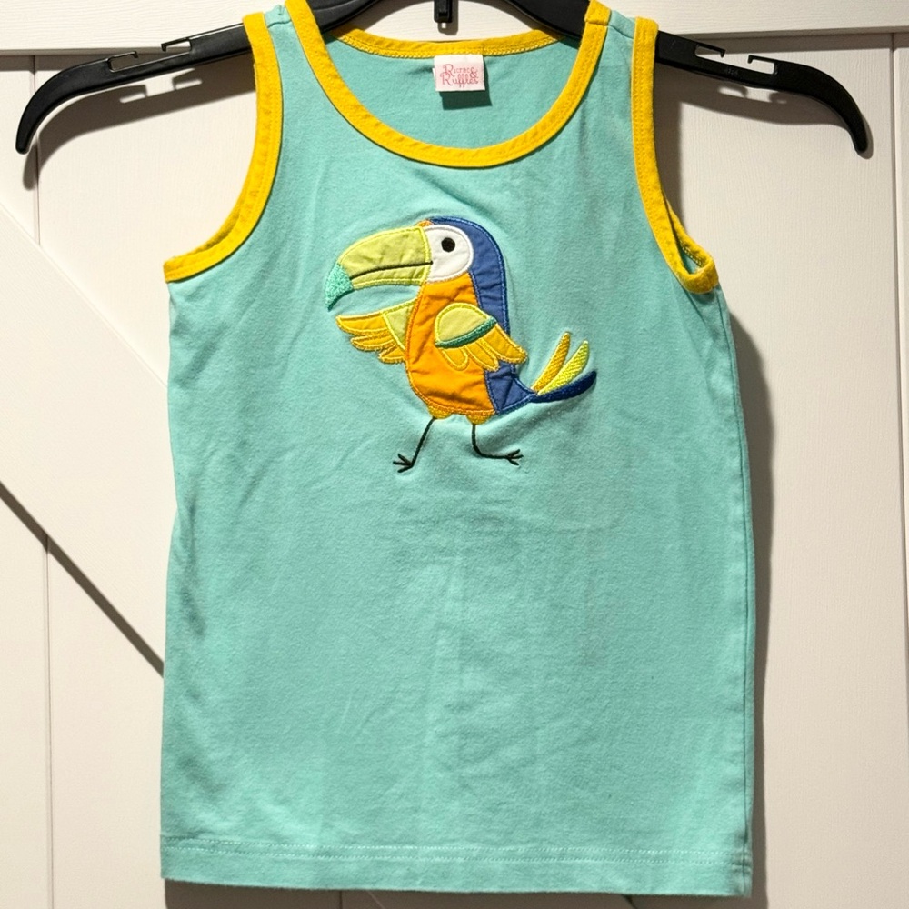 Ricrac & Ruffles Boy’s Tank Top